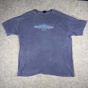 Chroma Zone Honu Isle Dive Co Hawaii Sea Turtle Graphic T-Shirt Mens XL Blue